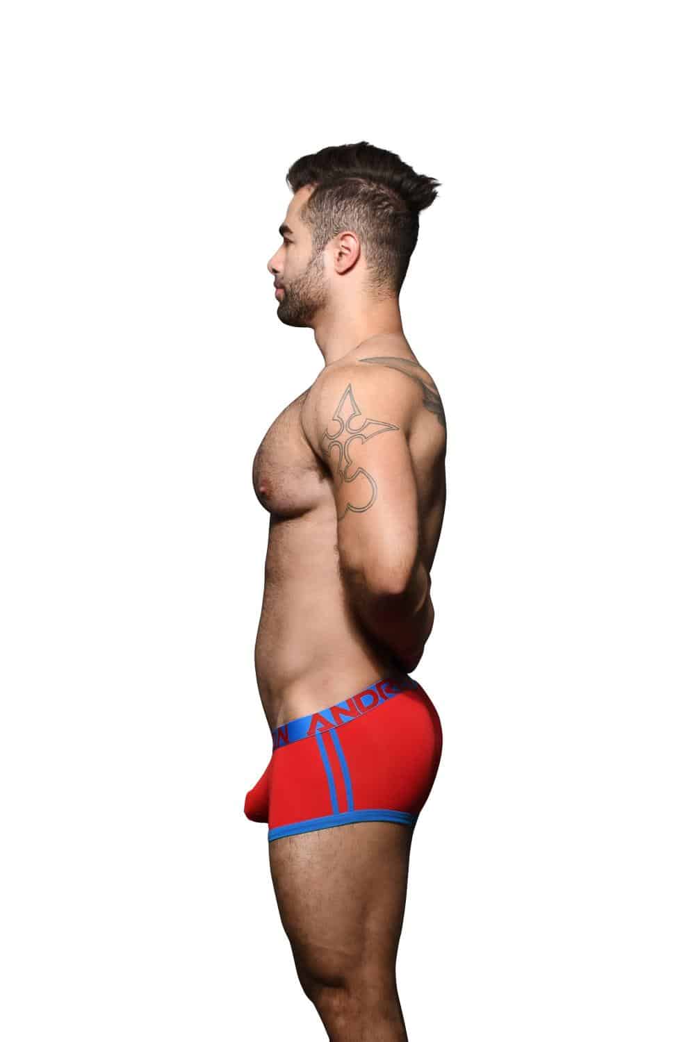 Andrew Christian CoolFlex Modal Active Boxer w/ Show-It Czerwony