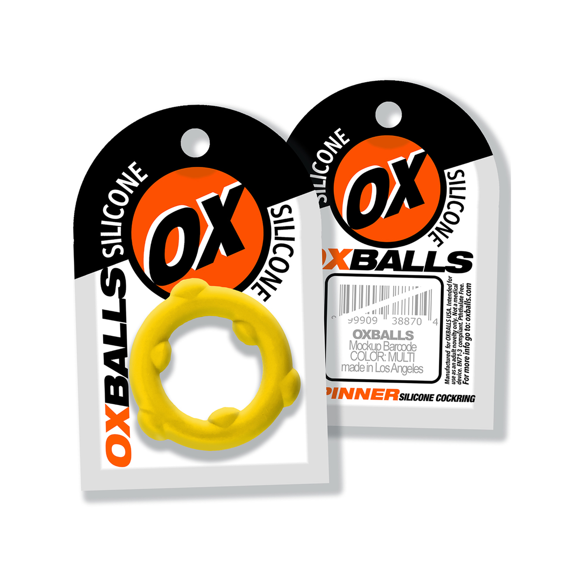 Oxballs SPINNER Cockring Yellow