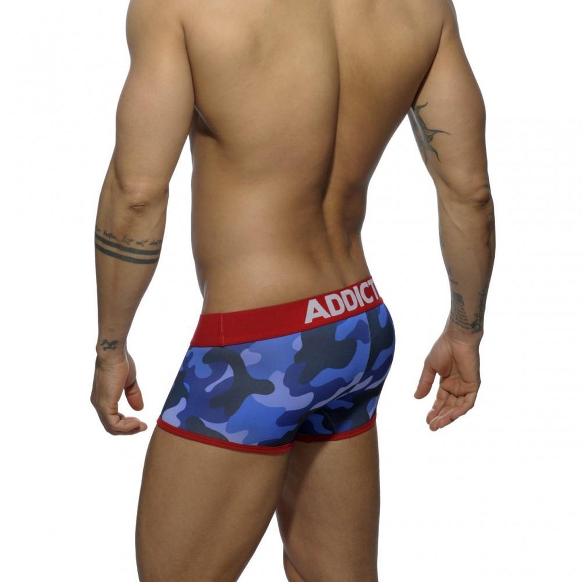 ADDICTED Camouflage bokserki Navy
