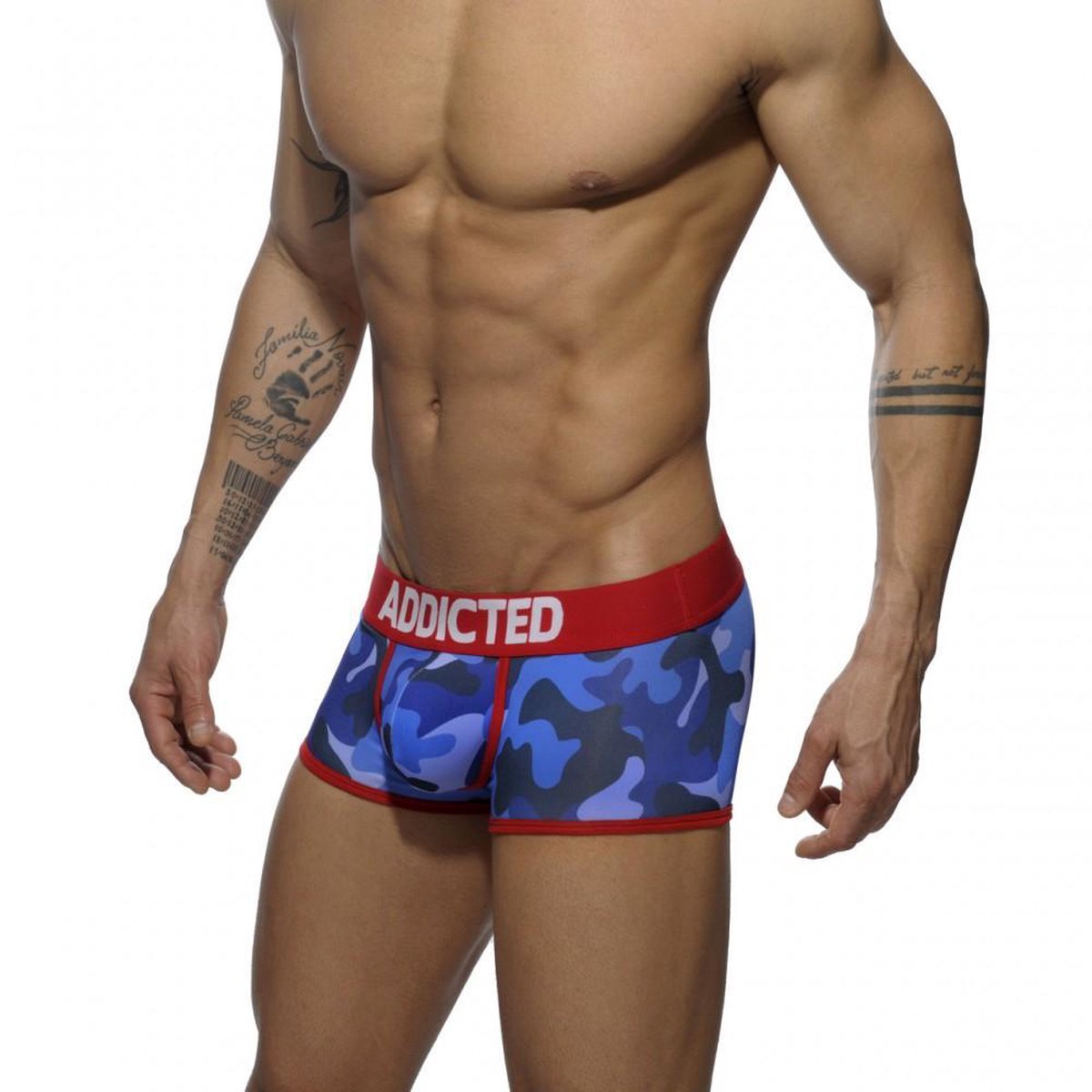 ADDICTED Camouflage bokserki Navy