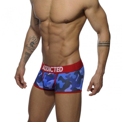 ADDICTED Camouflage bokserki Navy