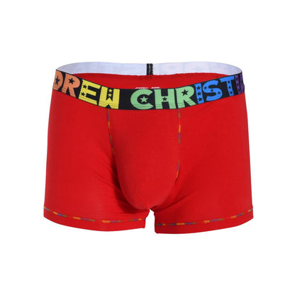 Andrew Christian Almost Naked Pride Cotton Boxer Czerwony